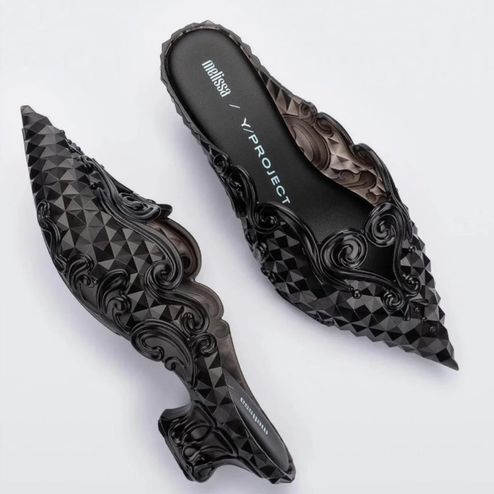 Y/Project + Melissa Court Shoe in Black/Brown